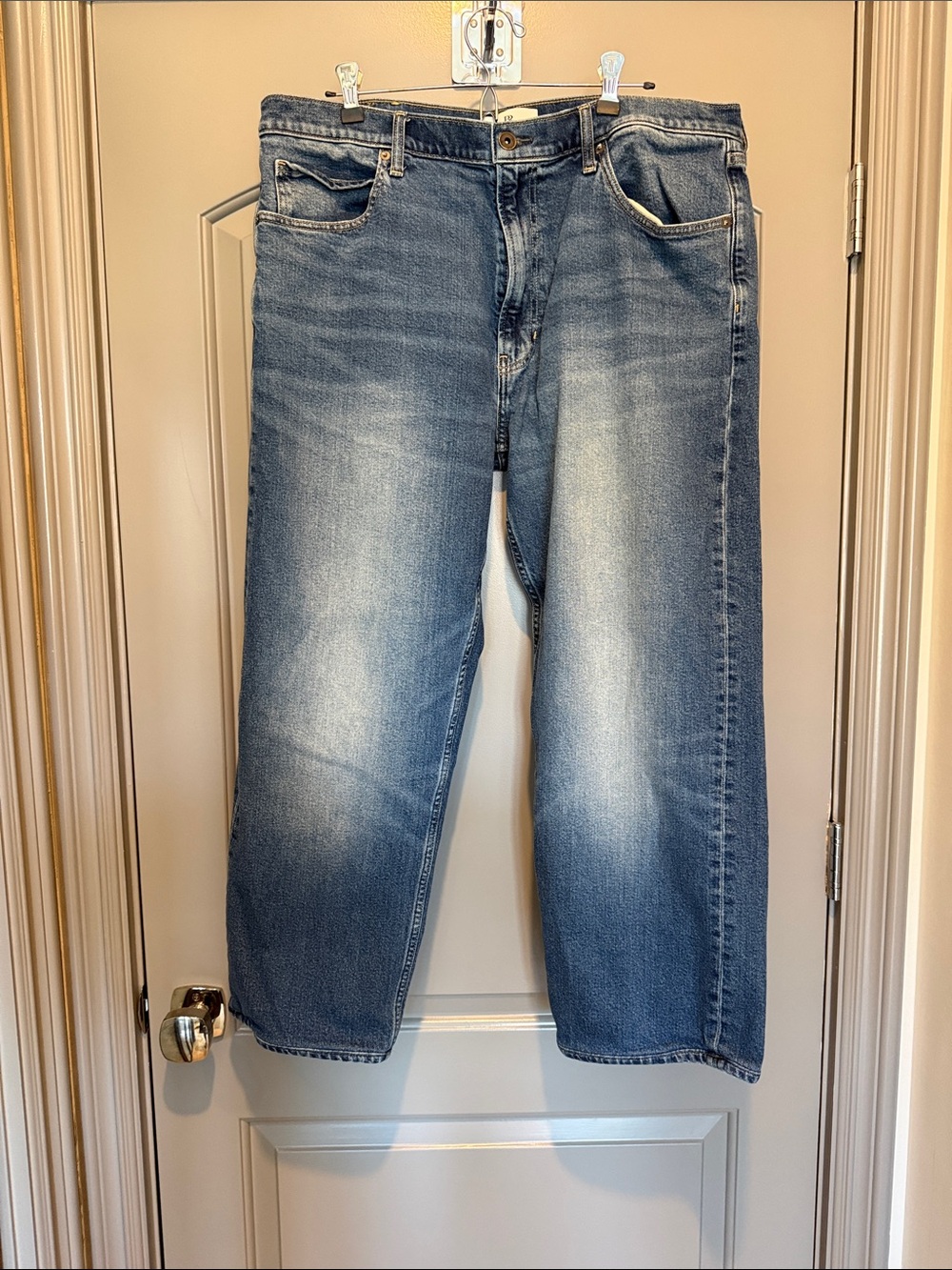 Banana Republic Authentic Straight Jeans in Denim Blue